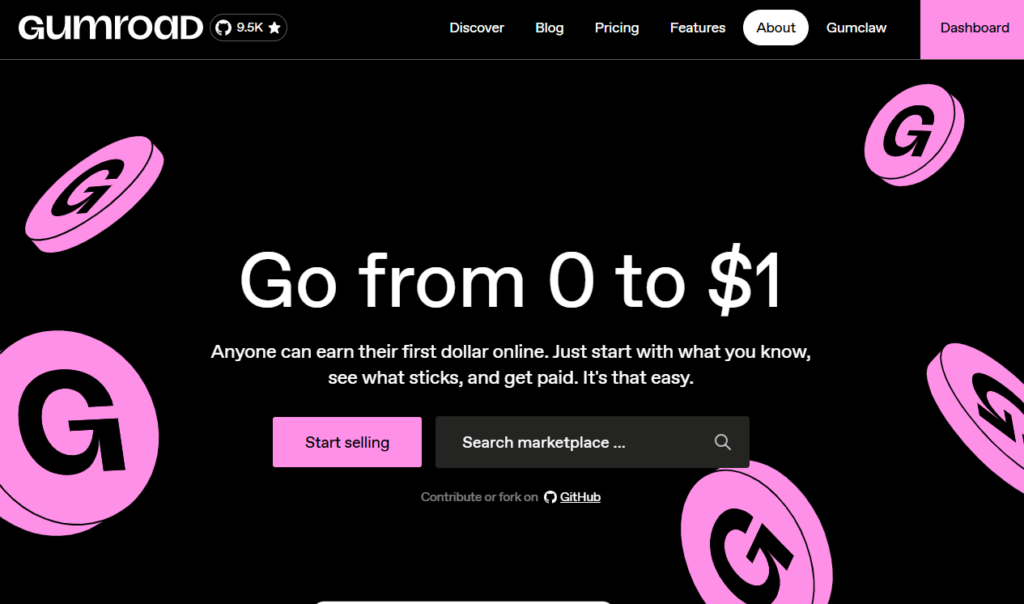 Gumroad Interface