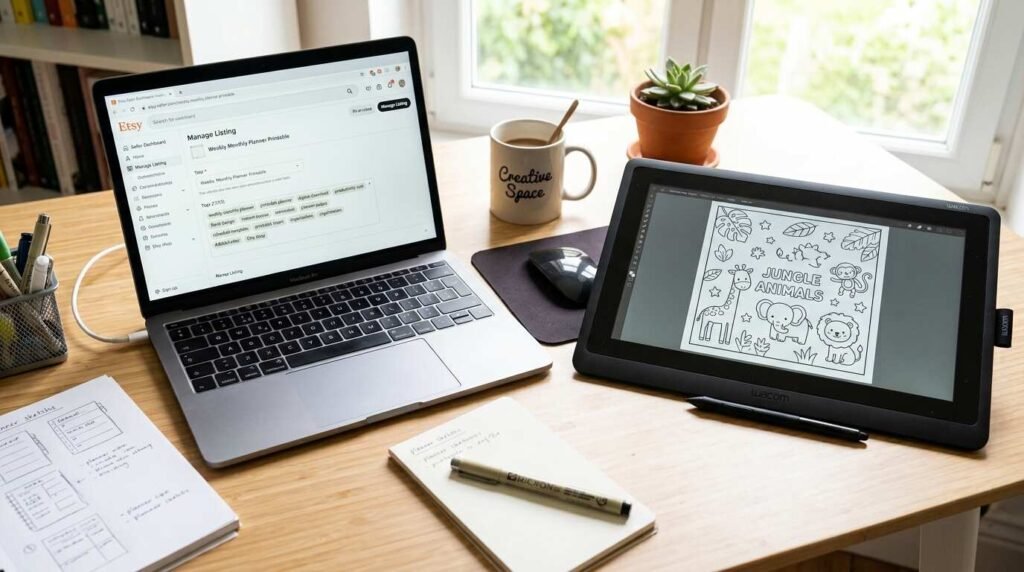 High quality product photos for Etsy online earning