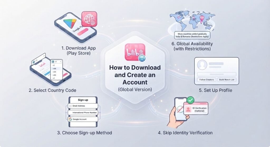 How to Download bilibili and Create an bilibili Account