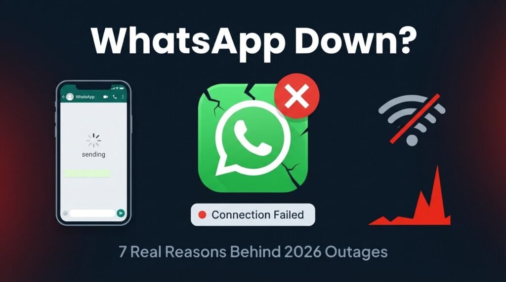 WhatsApp Down? 7 Real Reasons Behind