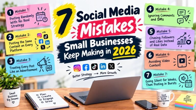 7 Social Media Mistakes Small Businesses Keep Making in 2026