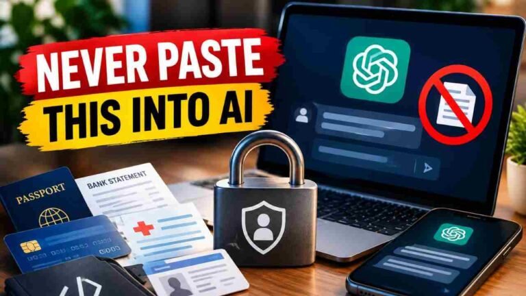 What Not to Paste Into an AI Chatbot: 10 Risky Things and Safe Alternatives