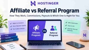 Hostinger Affiliate Program vs Referral: 40% vs 20% Honest Breakdown (2026)